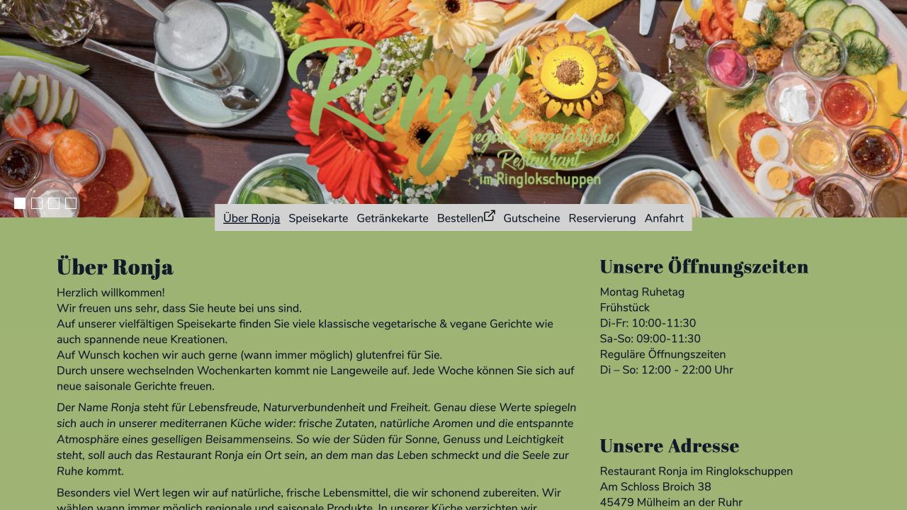 Aktueller öffentlicher Restaurantauftritt – eigener Screenshot vom 24. Oktober 2026