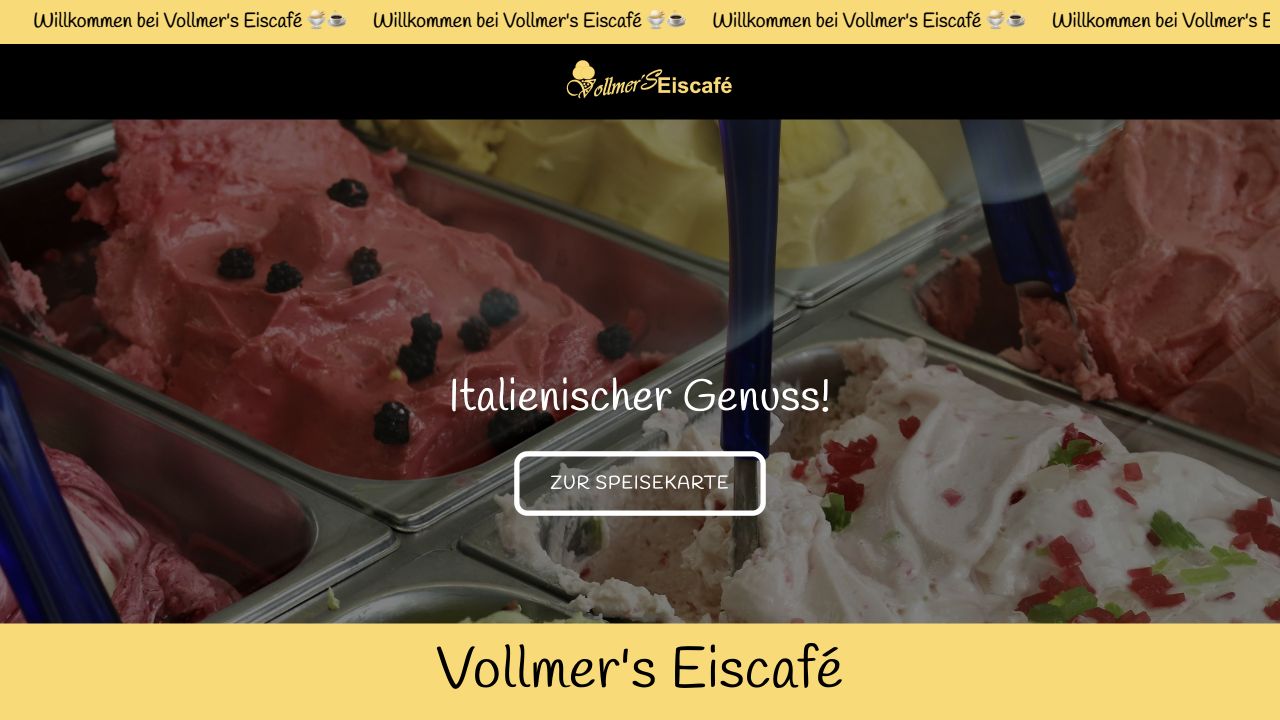 Aktueller öffentlicher Eiscafé-Auftritt – eigener Screenshot vom 24. Oktober 2026